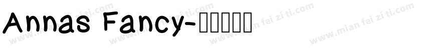 Annas Fancy字体转换